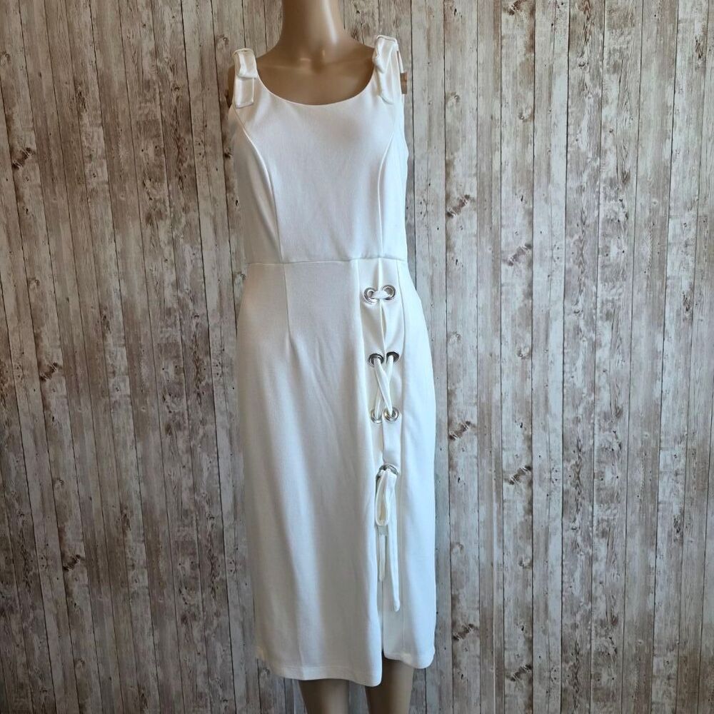 Women's Venus White Midi Dress Size S